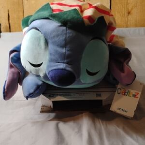 Disney Cuddleez Stitch Plush - Blue and Purple